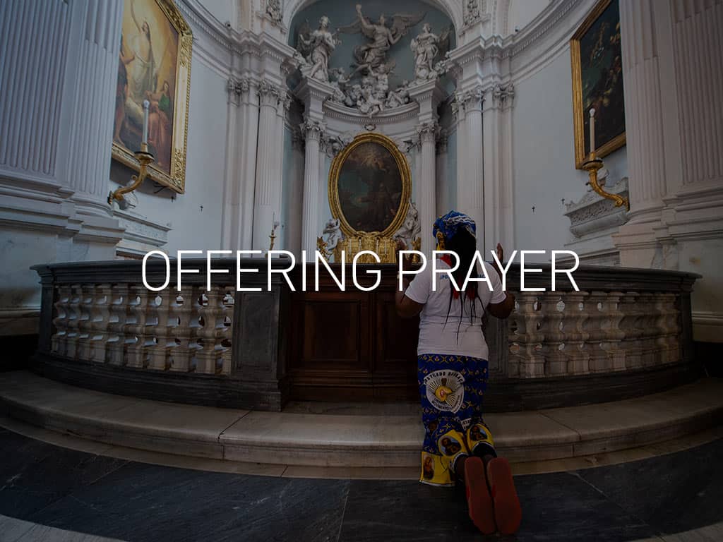 Offering-Prayer Offering-Prayer