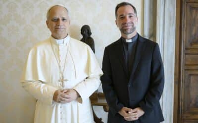 Pope Leo XIV welcomes his Worldwide Prayer Network through its International Director